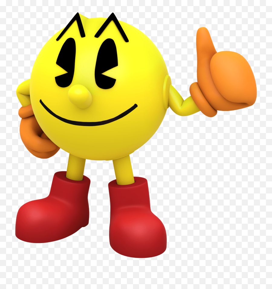 Pacman Large Standing - Pacman Png Emoji,Sob Emoji