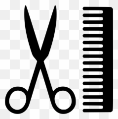 Comb Svg Emoji Transparent Png - Comb And Scissors Clipart,Scissors Emoticon