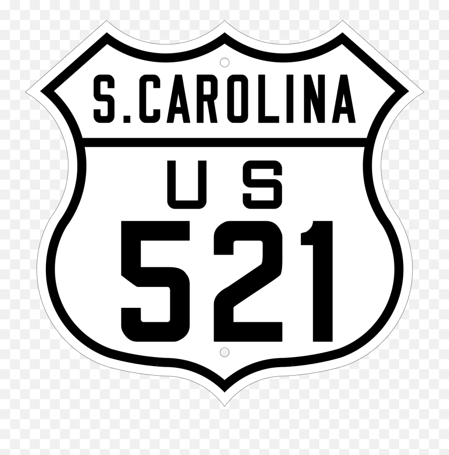 Us 521 South Carolina 1926 - Route 66 Emoji,South Carolina Emoji