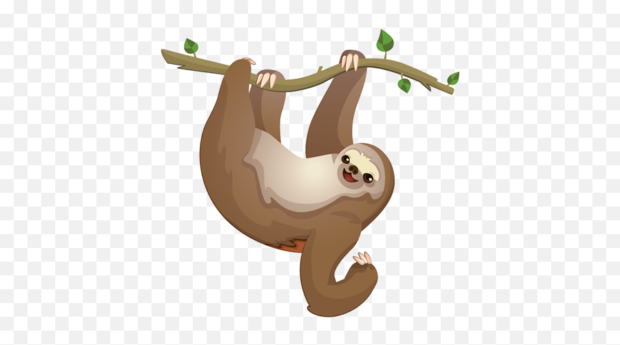 Sloth Drawing Clip Art - Clip Art Sloth Transparent Background Emoji,Is There A Sloth Emoji