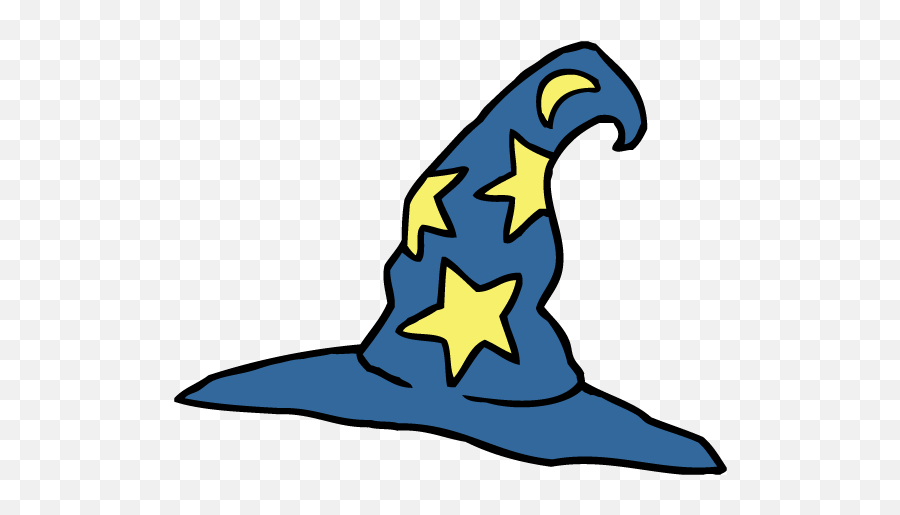 Transparent Background Wizard Hat Clipart - Wizard Hat Transparent Background Emoji,Wizard Hat Emoji