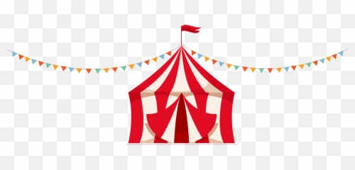 Transparent Circus Clipart Png - Transparent Circus Tent Clipart Emoji,Circus Emoji