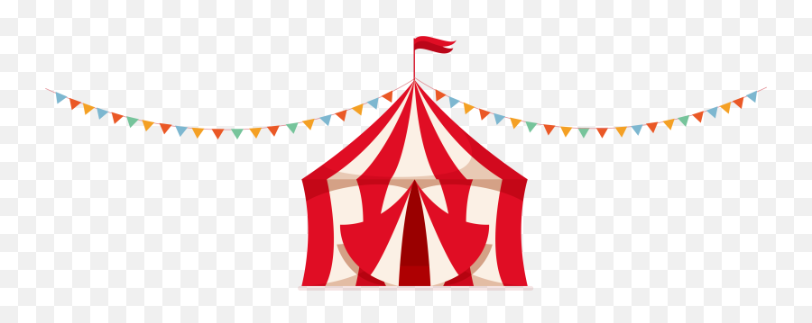 Transparent Circus Clipart Png - Transparent Circus Tent Clipart Emoji,Circus Emoji