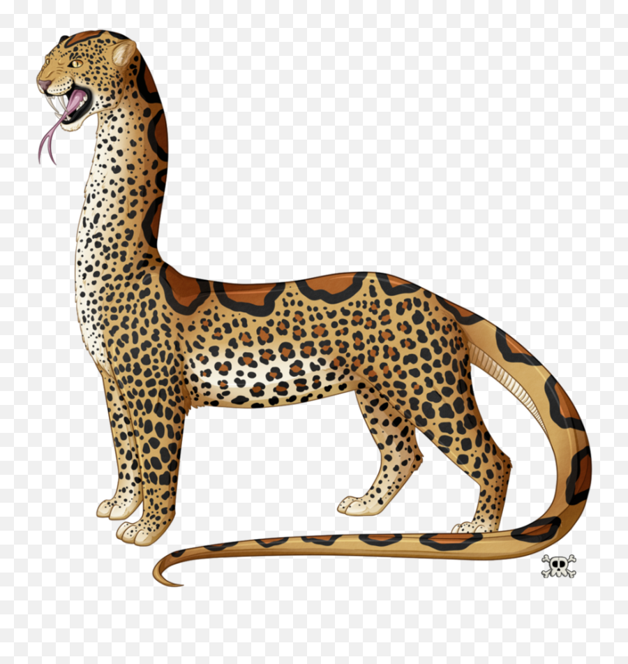 Drawing Cheetah Attack Transparent Png Clipart Free - Egyptian Monsters The Serpopard Emoji,Cheetah Emoji