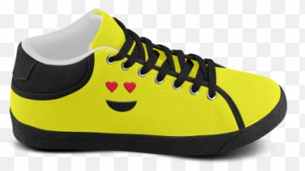 Emoticon Heart Smiley Womenu0027s Chukka Canvas Shoes Model 003 ID D351856 - Skate Emoji