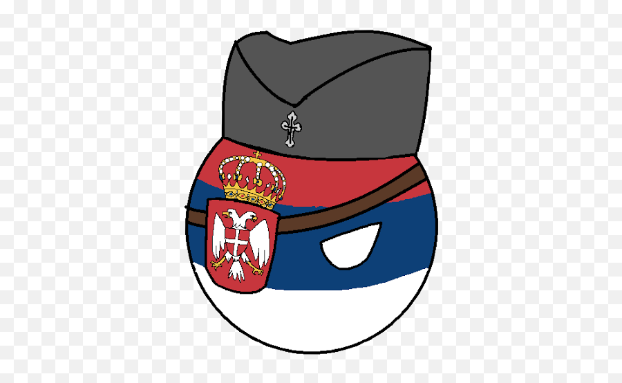 Serbiaball Countryballs Serbian Serbia - Cartoon Emoji,Serbia Emoji