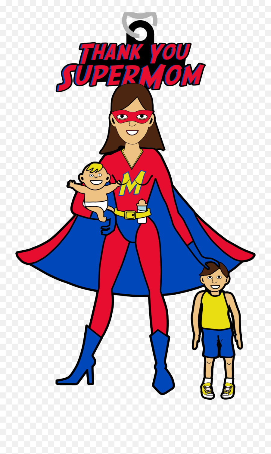 Medal - Mother Clipart Full Size Clipart 481441 Supermom Clipart Emoji,Superhero Cape Emoji