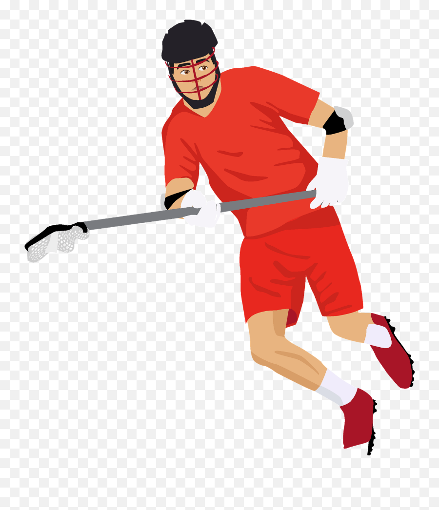Lacrosse Player Clipart - Player Emoji,Lacrosse Emoji