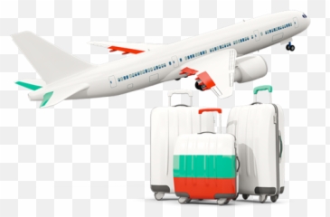 Luggage With Airplane - Indian Flag Png Clipart Emoji
