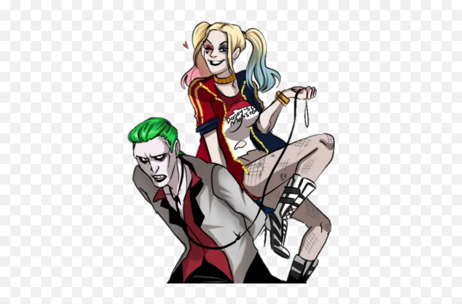 Harley Quinn Stickers For Whatsapp - Joker X Harley Sleepin Emoji,Harley Quinn Emoji