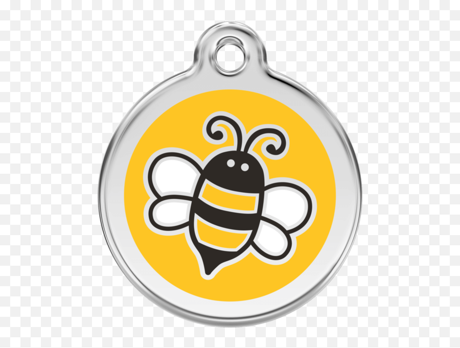 Red Dingo Bumble Bee Yellow Tag - Bee Dog Tag Emoji,Bumble Bee Emoji