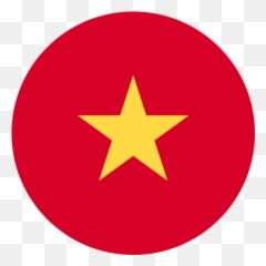 Vietnam Flag Icon - Circle Png Emoji