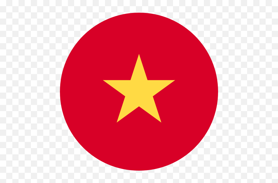 Vietnam Flag Icon - Vietnam Flag Circle Png Emoji,Wales Flag Emoji