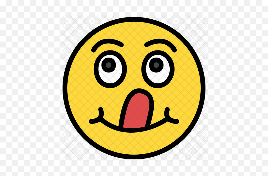 Tongue Emoji Icon - Happy,Tongue In Cheek Emoticon