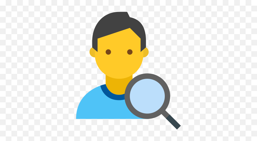 Find User Male Skin Type 7 Icon - Icon Emoji,Find The Emoji Magnifying Glass