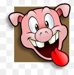 Toothless Pig - Clipart Happy Pig Emoji,Ghost Emoji