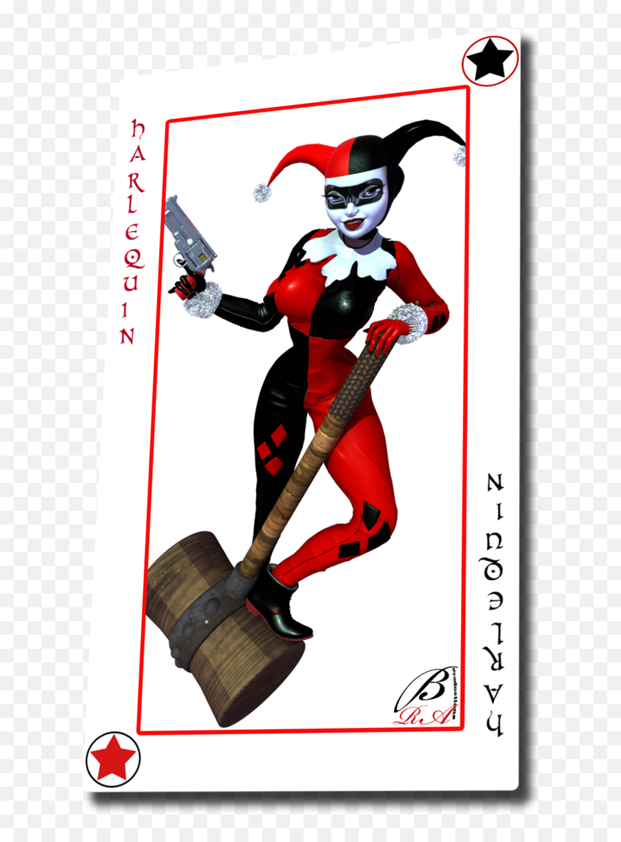 Picture - Harley Quinn Card Png Emoji,Harley Quinn Emoji