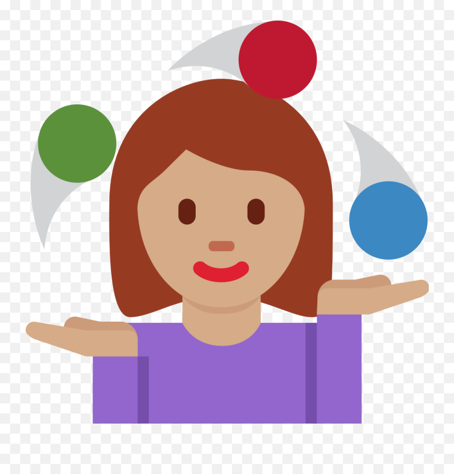 Twemoji2 1f939 - Juggling Emoji,Red Head Emoji