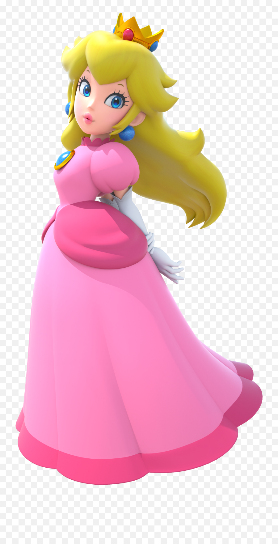 Super Mario World Flower Clipart - Princess Peach Emoji,Blonde Princess Emoji