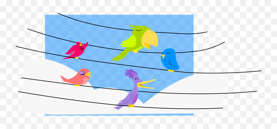 Birds Music Notes Song Free Vector - Music Birds Like Png Emoji,Song Notes Emoji