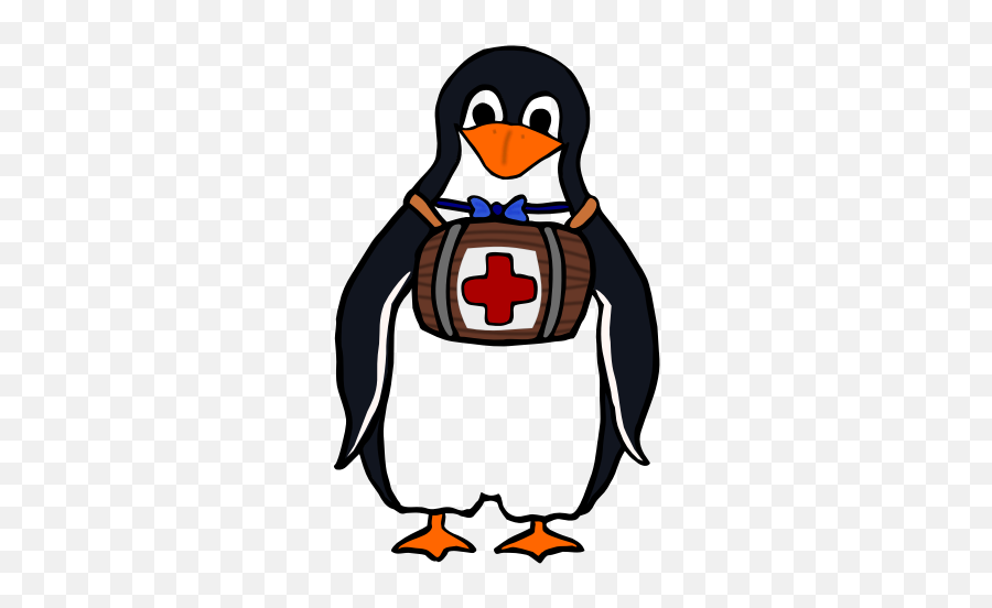 Vector Image Of A Penguin - First Aid Penguin Emoji,Dog Emoticon