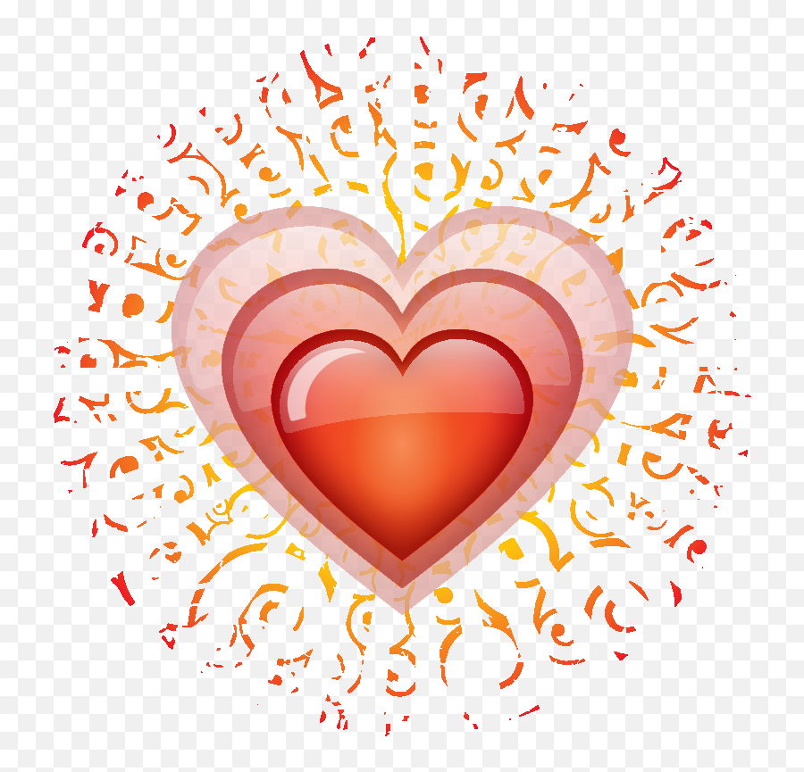 Emoji - Heart,Animated Beating Heart Emoji