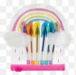 Rainbow Mini Gel Pen Set - Museu De Maricel Emoji,Pen Emoji
