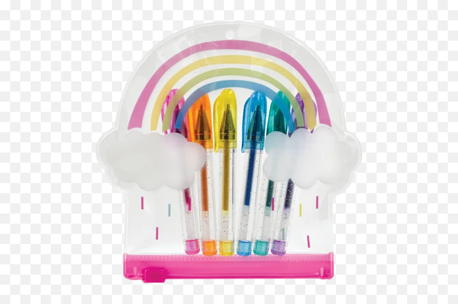 Rainbow Mini Gel Pen Set - Museu De Maricel Emoji,Pen Emoji