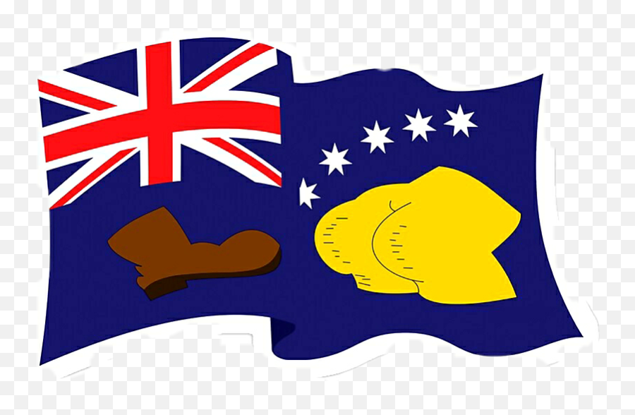 The Newest Australian Stickers - Kiwi New Zealand Flag Emoji,Australian Flag Emoji