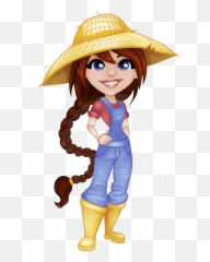 Farmer Clipart Vegetable - Cartoon Emoji