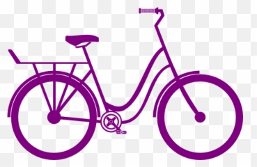 Bike Clip Art Bicycle Clipart 2 - Purple Emoji