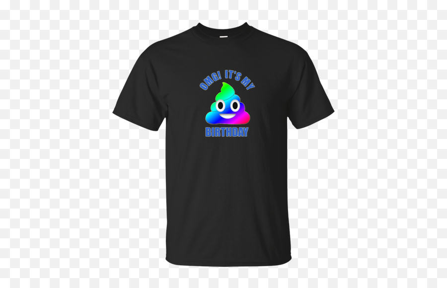 Poop Emoji Itu0027s My Birthday Cupcake Rainbow Shirt Girls Poo,Omg Face Emoji