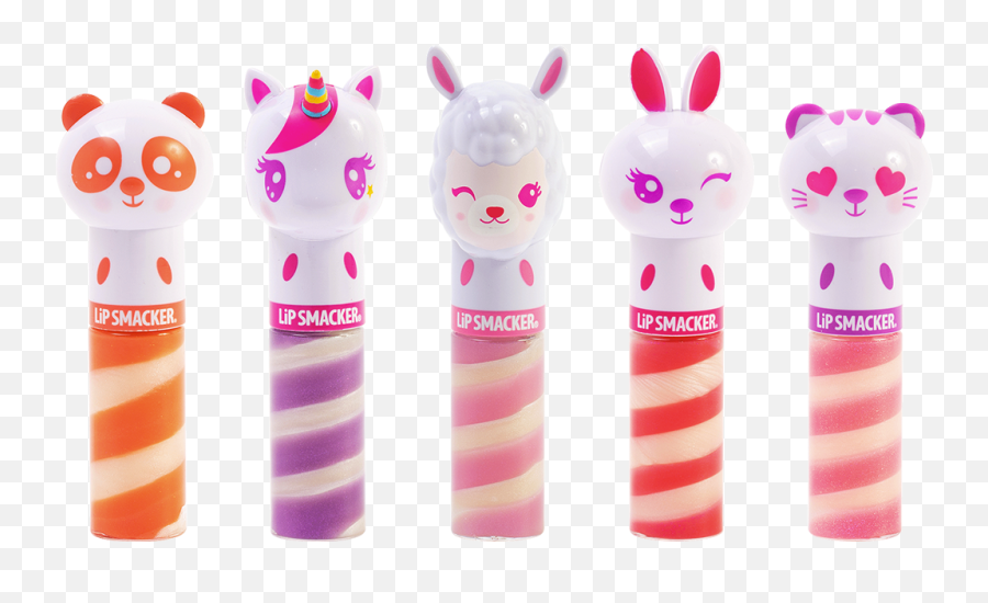 Lip Smacker Lippy Pal Swirl Lip Gloss Collection - Animal Figure Emoji,Emoji Pals