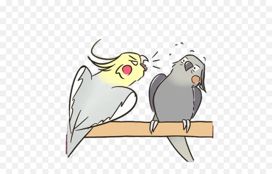 Cacatúa Historieta Stickers For Whatsapp - Cartoon Emoji,Cockatiel Emoji