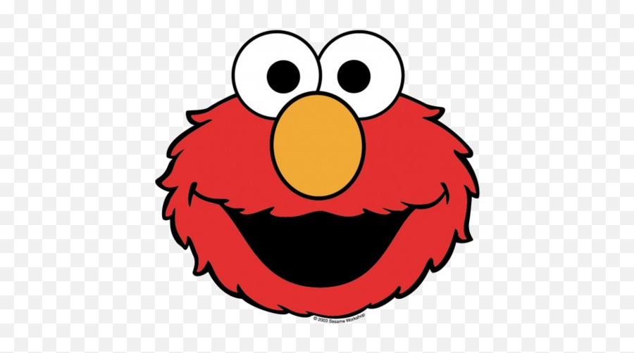 Elmo Face - Elmo Face Png Emoji,Cookie Monster Emoji