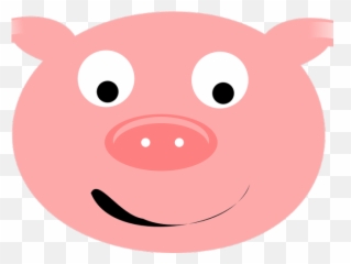 Pork Clipart Pig Face - Cartoon Png Download Full Size Happy Emoji,Piggy Emoticon