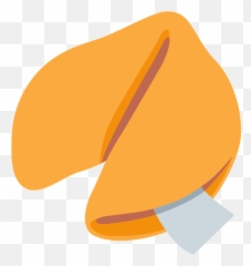 Fortune Cookie Emoji Clipart -