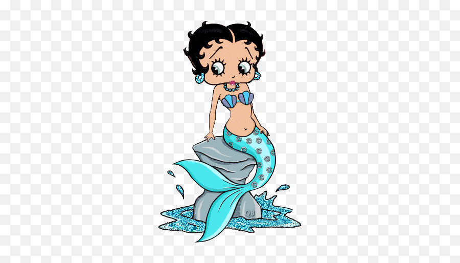Pin By Anderia Sinh On Betty Boop Betty Boop Cartoon - Betty Boop Mermaid Emoji,Merman Emoji