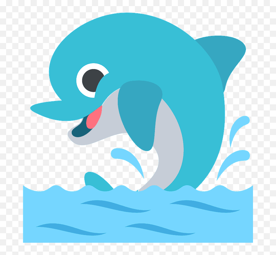 Dolphin Emoji Clipart - Dolphins Emojis,Shark Emoji Android