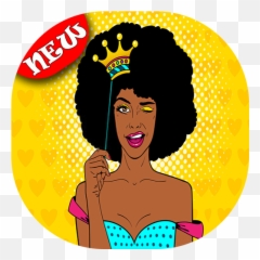 African Melanin Emojis Black Stickers - No Smoking No Drinking,African Emoji
