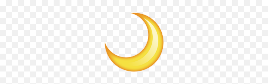 Yellow Emoji Emojimoon Emojis Moon - Crescent,Moon Emoji