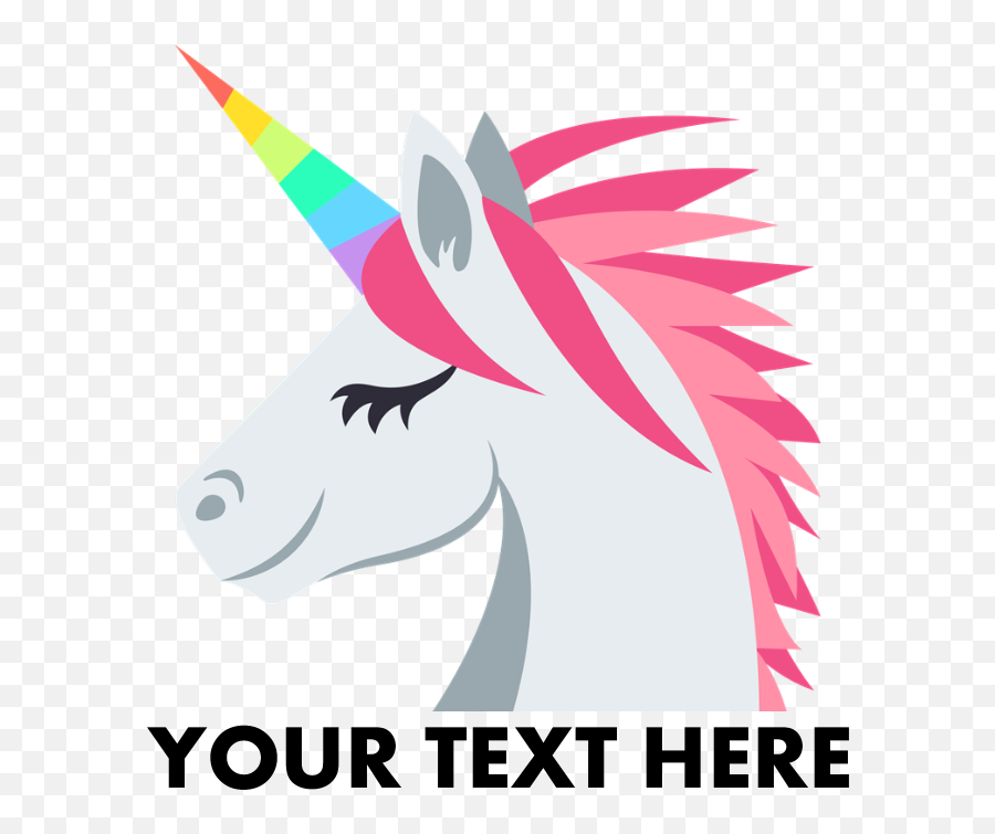 Download Emoji Unicorn Personalized Tote Bag - Unicorn Emoji,Unicorn Emoji
