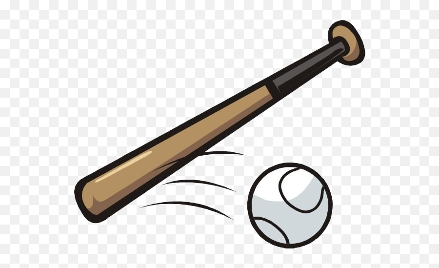 Rounders Bat Clipart - Cartoon Baseball Bat Png Emoji,Baseball Bat Emoji