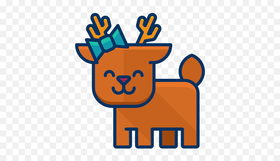 Deer Forest Happy Reindeer Icon Emoji,Fish And Horse Emoji