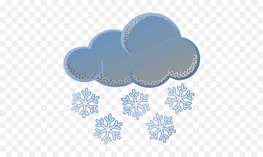 Snowy Weather - Snowing Clip Art Emoji,Freezing Cold Emoticon