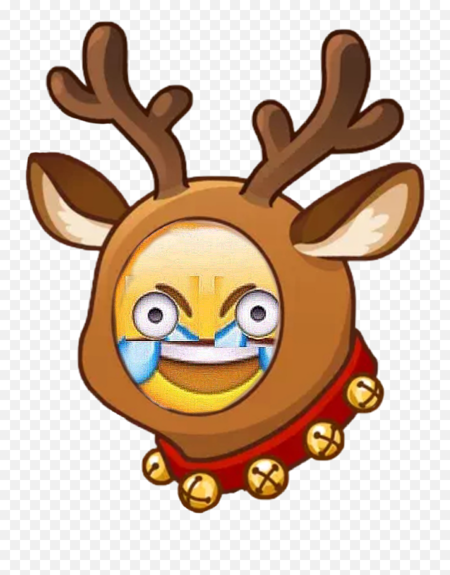 Yeet Reindeer Christmasemoji Christmas Emoji Supreme - Yeet Emoji,Reindeer Emoji