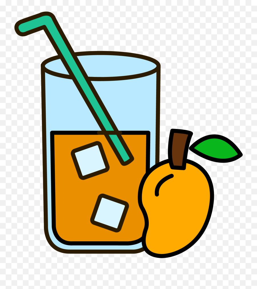 Mango Juice Clipart - Transparent Mango Juice Clipart Emoji,Mango Emoji Iphone