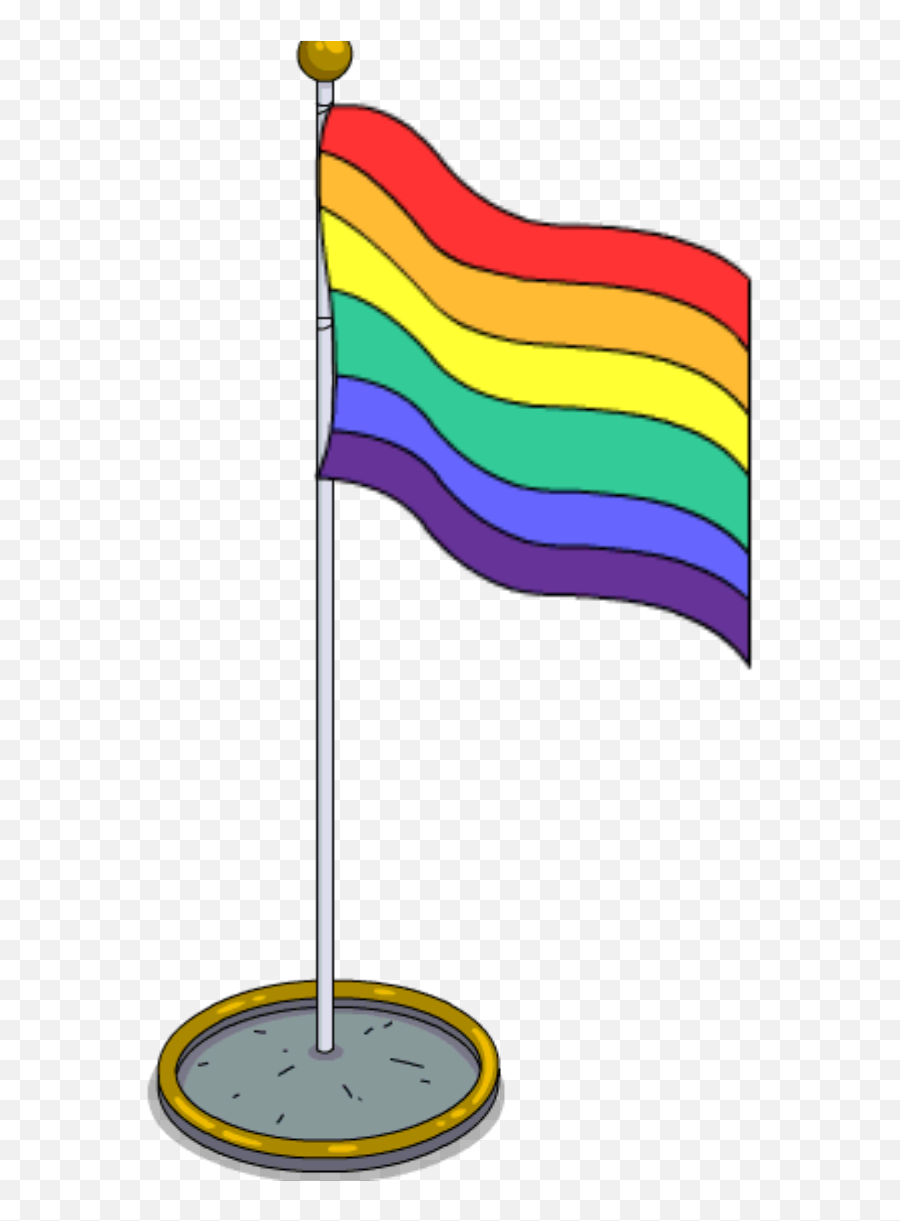 Clipart Rainbow Flags Clipart Rainbow Flags Transparent - Pride Flag Cartoon Png Emoji,Rainbow Flag Emoji