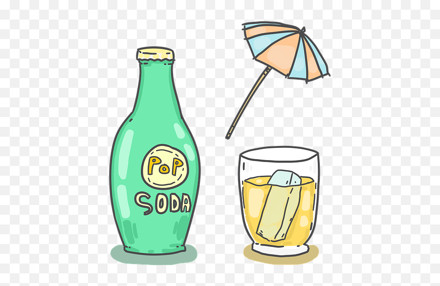 Soda Pop Drink - Soda Illustrations Emoji,Champagne Pop Emoji