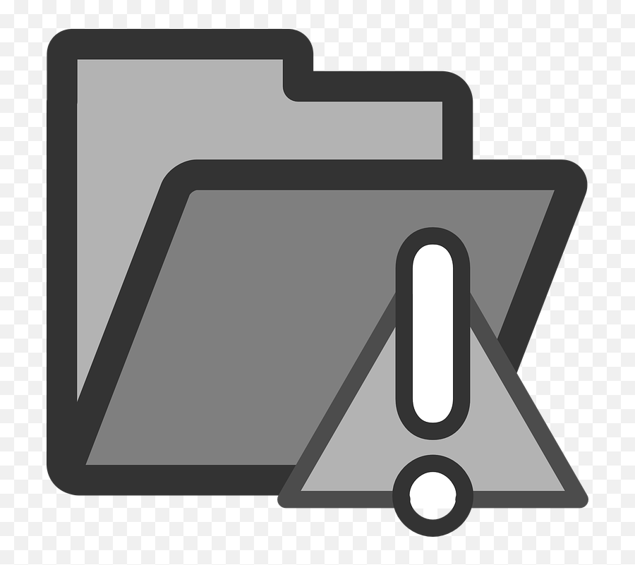 Exclamation Mark Vectors - Important Folder Icon Emoji,Pyramid Emoticon